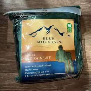Blue Mountain Waterproof Rain Suit Medium and 3Xl